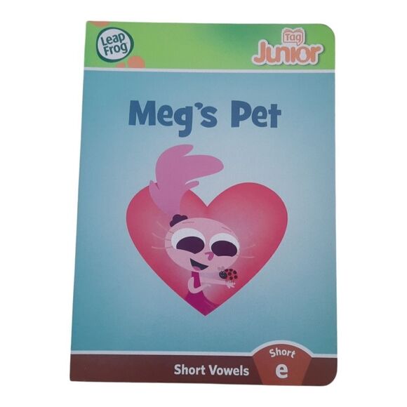 Leapfrog Tag Junior Meg's Pet Short E Vowel Book - Picture 1 of 2